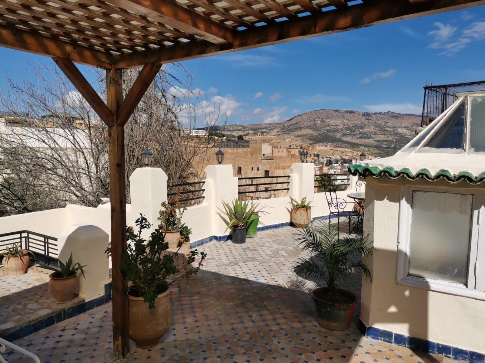 Riad Avec Terrasse Privee Et Piscine Partagee A 300M Fès Exterior foto